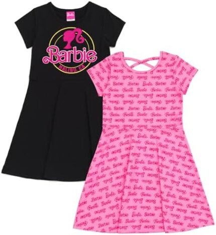 Barbie Girls 2 Pack Skater Dresses Little Kid to Big