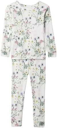 GAP Baby Girls' Long John Pajama Set