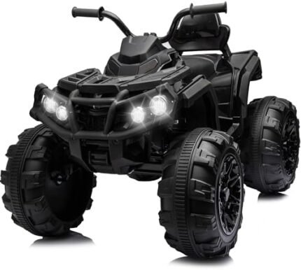 Kids ATV 4 Wheeler, 24V Electric ATV Ride-On Toy for Big Kid...