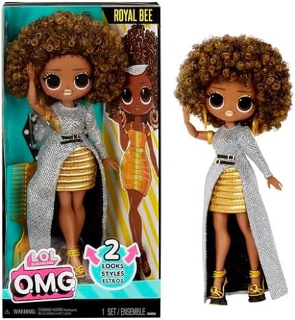 LOL Surprise OMG Royal Bee Fashion Doll with Multiple Surpri...