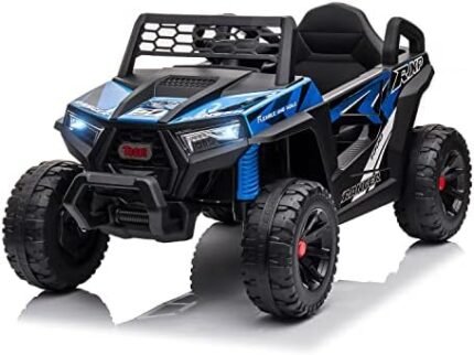 TOBBI 12V Kids Ride on Car, Electric Off-Road UTV Truck with...