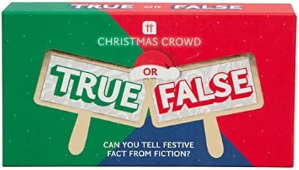 Talking Tables True or False Christmas Trivia Game | Fu...