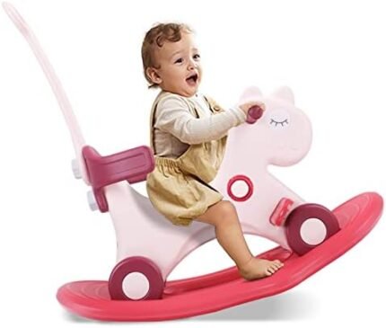 4 in 1 Rocking Horse for Toddlers 1-3 Years Old, Balance Bik...