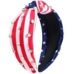 4 th of July Headbands for Women Girls American Flag Wi...