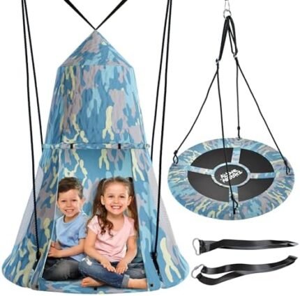 Hanging Tent Saucer Swing - Detachable Floating Tent Swing, ...