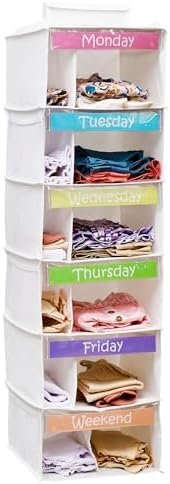 Houseables Kids Closet Organizers and Storage, Hanging ...