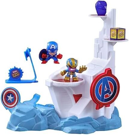 Marvel Stunt Squad Tower Smash Playset, Captain America vs. ...