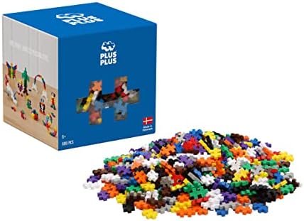 PLUS PLUS - Open Play Set - 600 Piece - Basic Color Mix, Con...