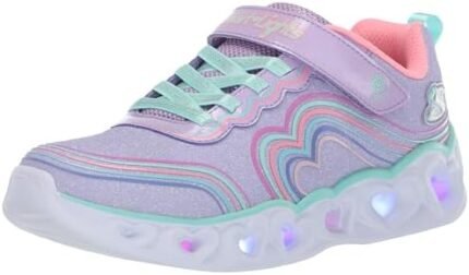 Skechers unisex-child HEART LIGHTS – RETRO HEARTS