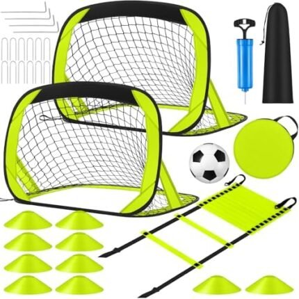 Soccer Goals for Backyard Pop up Toddler Goal Training Equip...