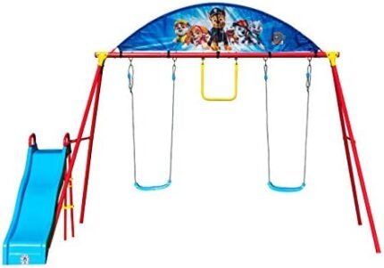 Swurfer PAW Patrol Swing Sets for Backyard, Swingset Outdoor...