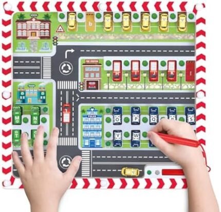 Syahro Magnetic Alphabet Maze, Magnetic Color and Numbe...