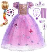 Tacobear Princess Rapunzel Costume, Dresses for Girls w...