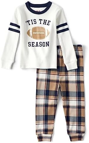 The Children's Place Baby Family Matching, Football Paj...