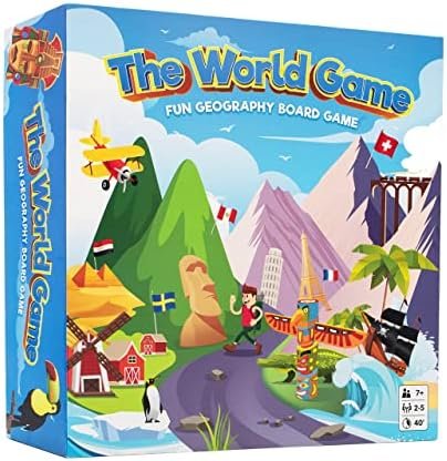 The World Game - Fun Geography Board Game - Educational...